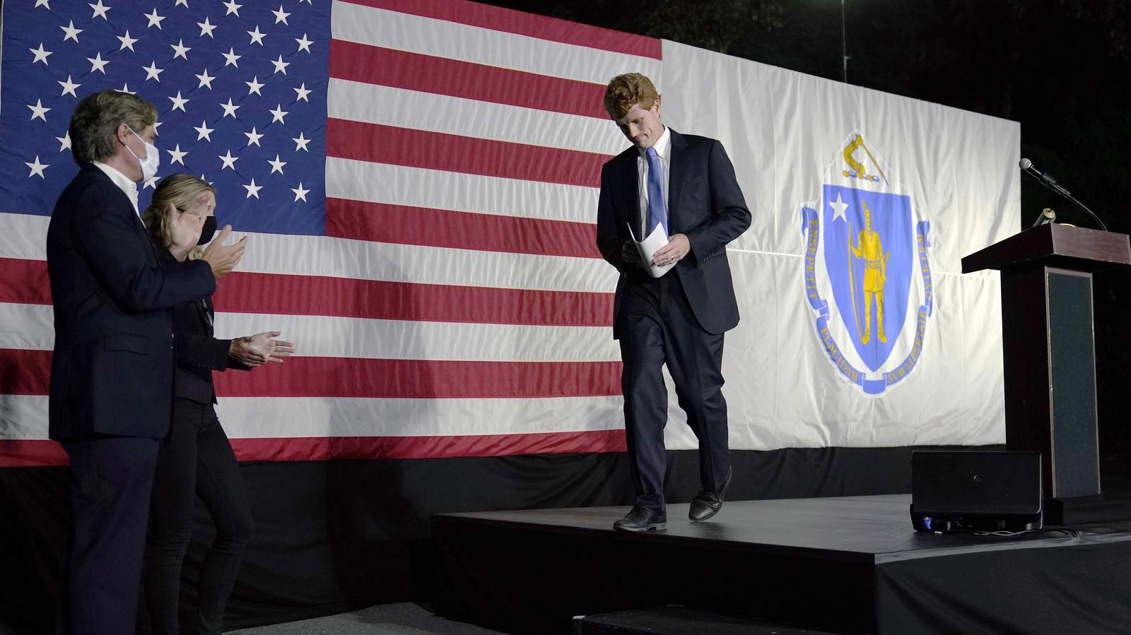 Ex-Marine wins Democratic primary for Joe Kennedy IIIs seat