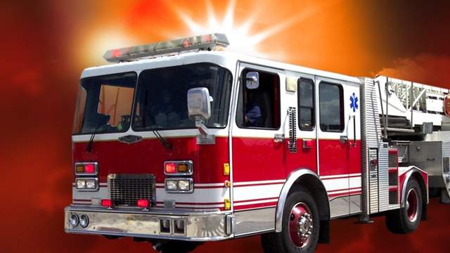 Roanoke County Fire and Rescue respond to a house fire on Meadowlark Road