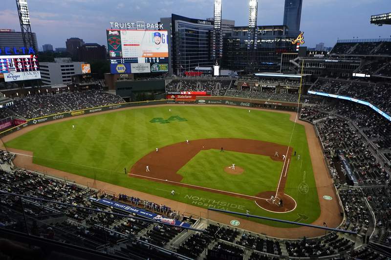 The Latest: MLB's Atlanta Braves to offer free vaccinations
