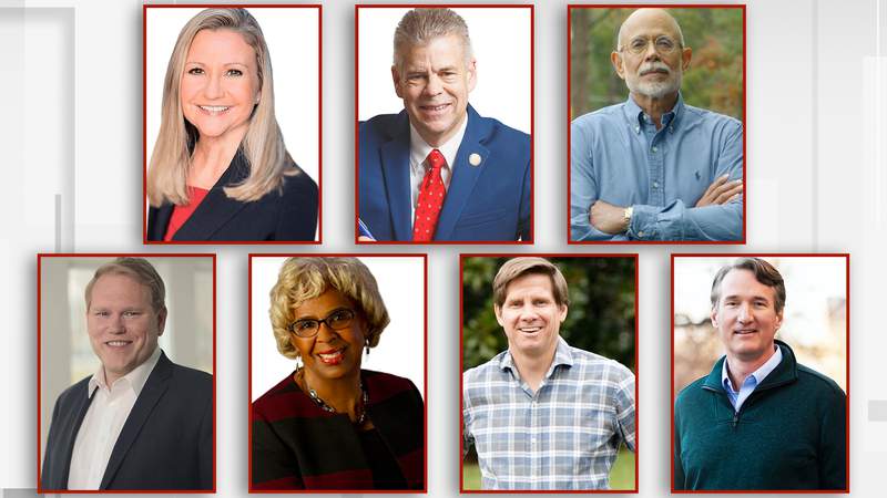 Seven candidates seeking GOP nomination in Virginia’s 2021 Governors Race
