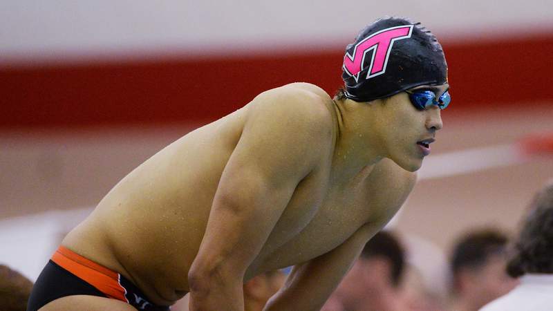 WATCH: Blacksburg’s Ian Ho swimming in the 100m freestyle