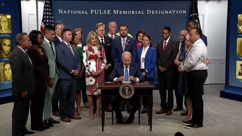 WATCH: President Joe Biden designates National Pulse Memorial into law
