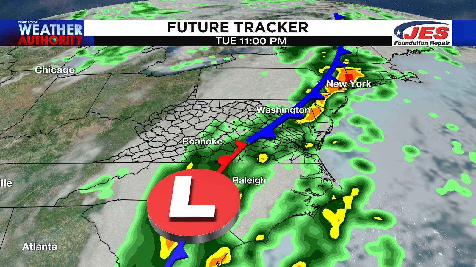 Pair of cold fronts to bring heavy rain, return to fall weather