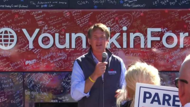 Glenn Youngkin hosts campaign rally in Roanoke County ahead of Election Day