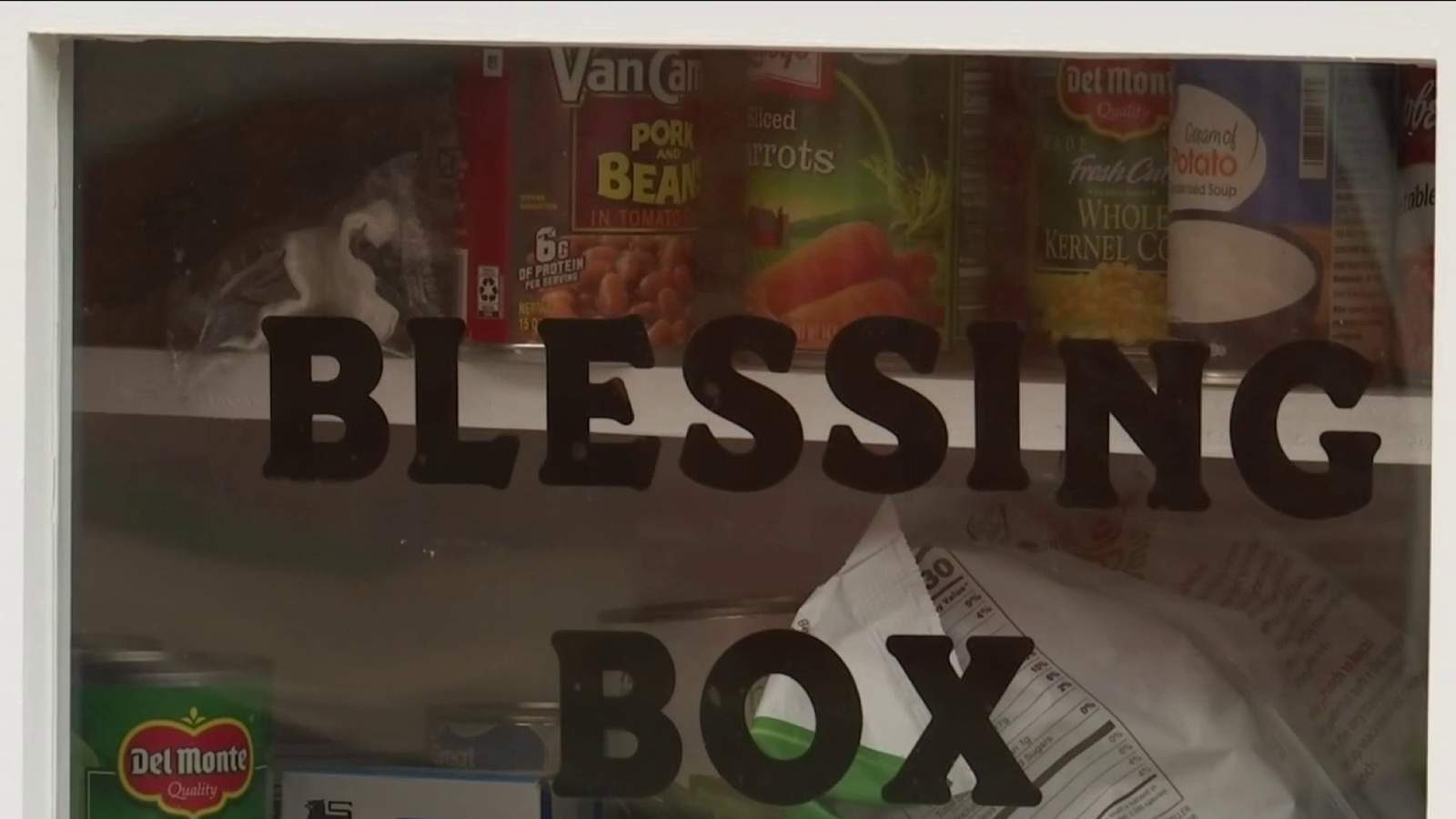 ‘Blessing Box’ continues Bedford church ministry while practicing social distance