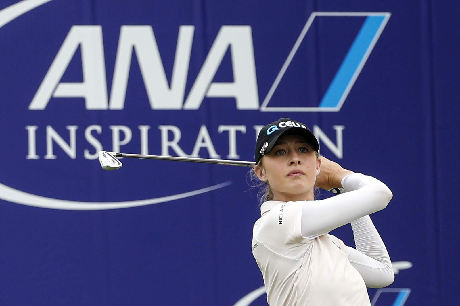 Final birdie gives Nelly Korda a 1-shot lead in LPGA major