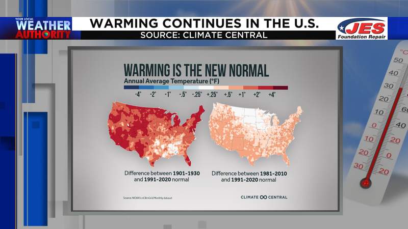 Our climate is trending warmer and wetter, according to NOAA update