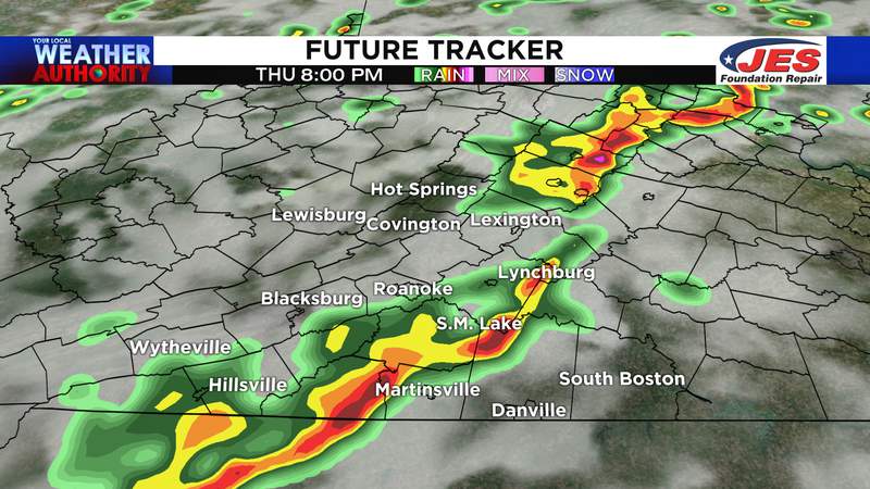 Heads up! A few strong-to-severe thunderstorms will be possible late Thursday