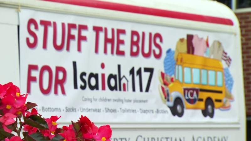 ‘Stuff the Bus’ helping children in foster care at the Isaiah 117 House