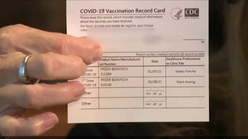 Why experts say you shouldn’t share photos of your COVID-19 vaccination card online