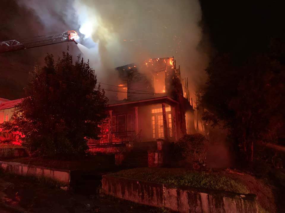 Danville Fire responds to house fire on Campbell Street