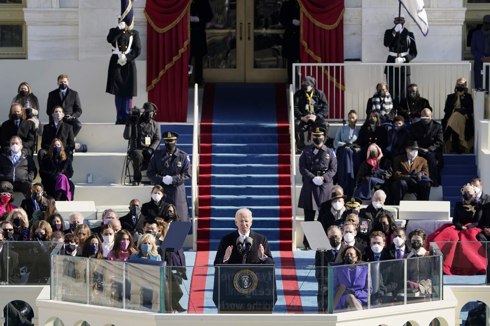 At 78 and the oldest president, Biden sees a world changed