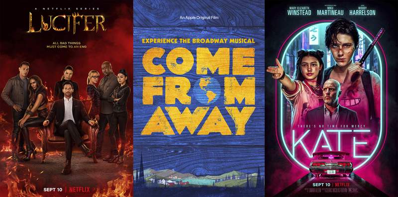 New this week: 'Kate,' 'Come From Away' and MTV's VMAs