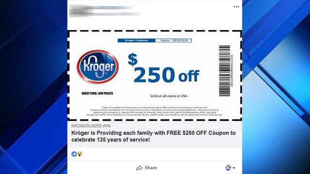 No, Kroger does not offer a $250 coupon.