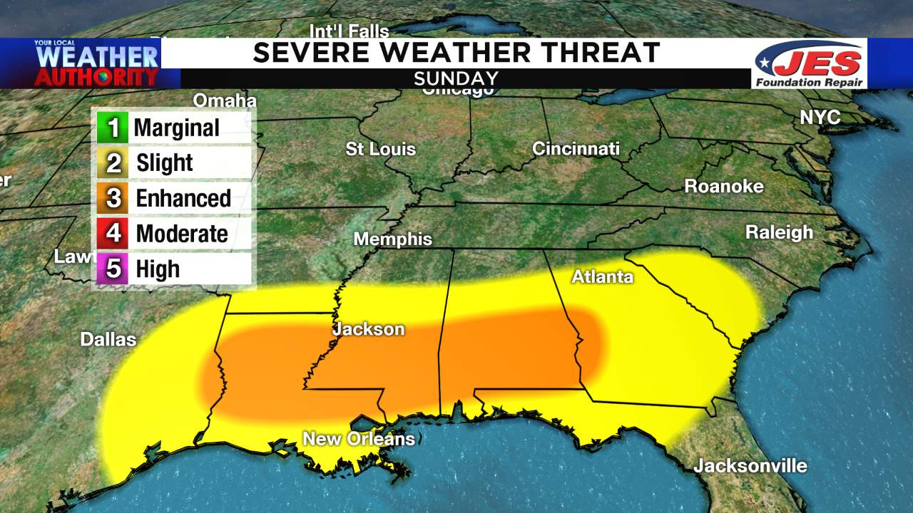 Next Week Could Bring A Couple More Chances Of Severe Weather To