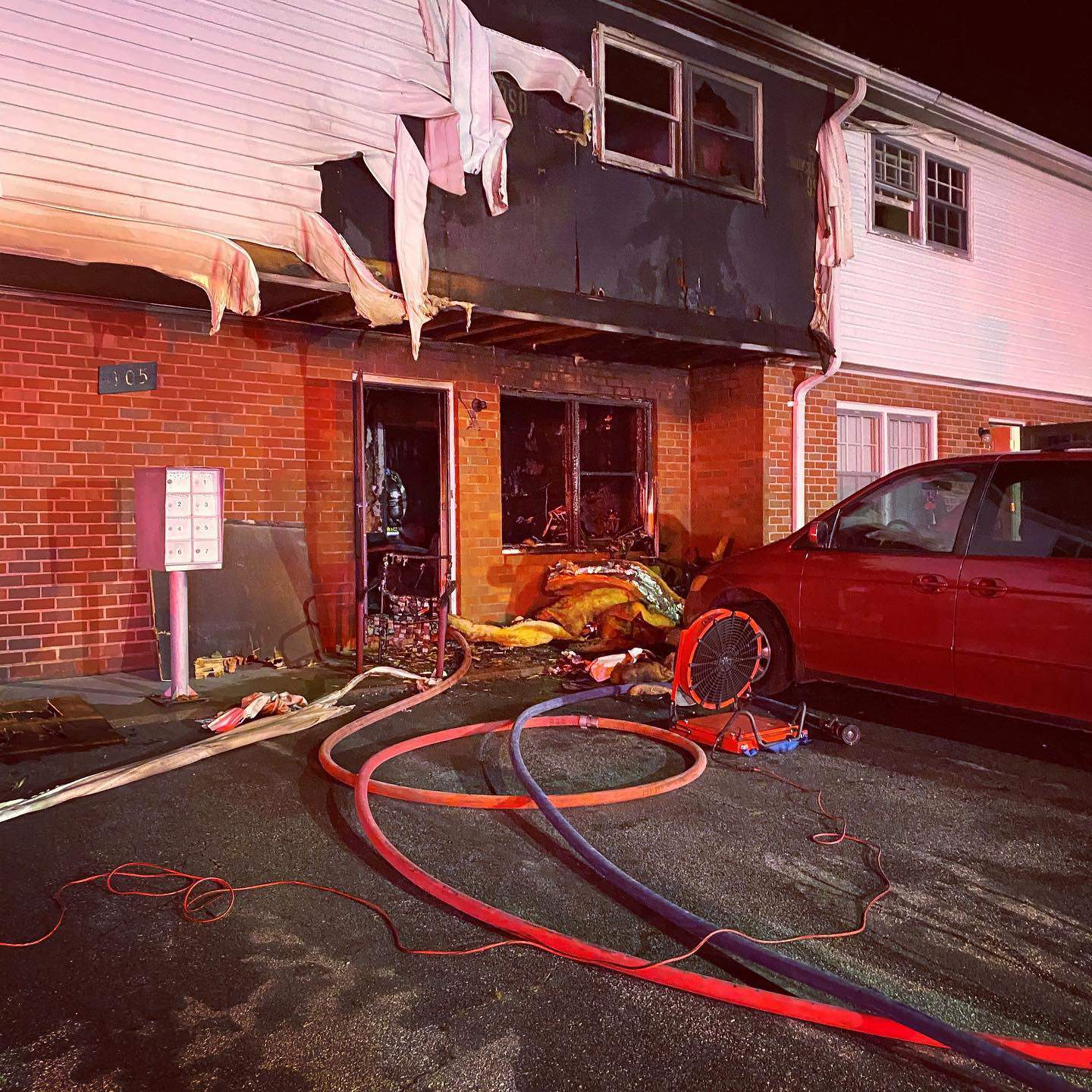 5 displaced after fire was intentionally started at a Danville apartment: officials