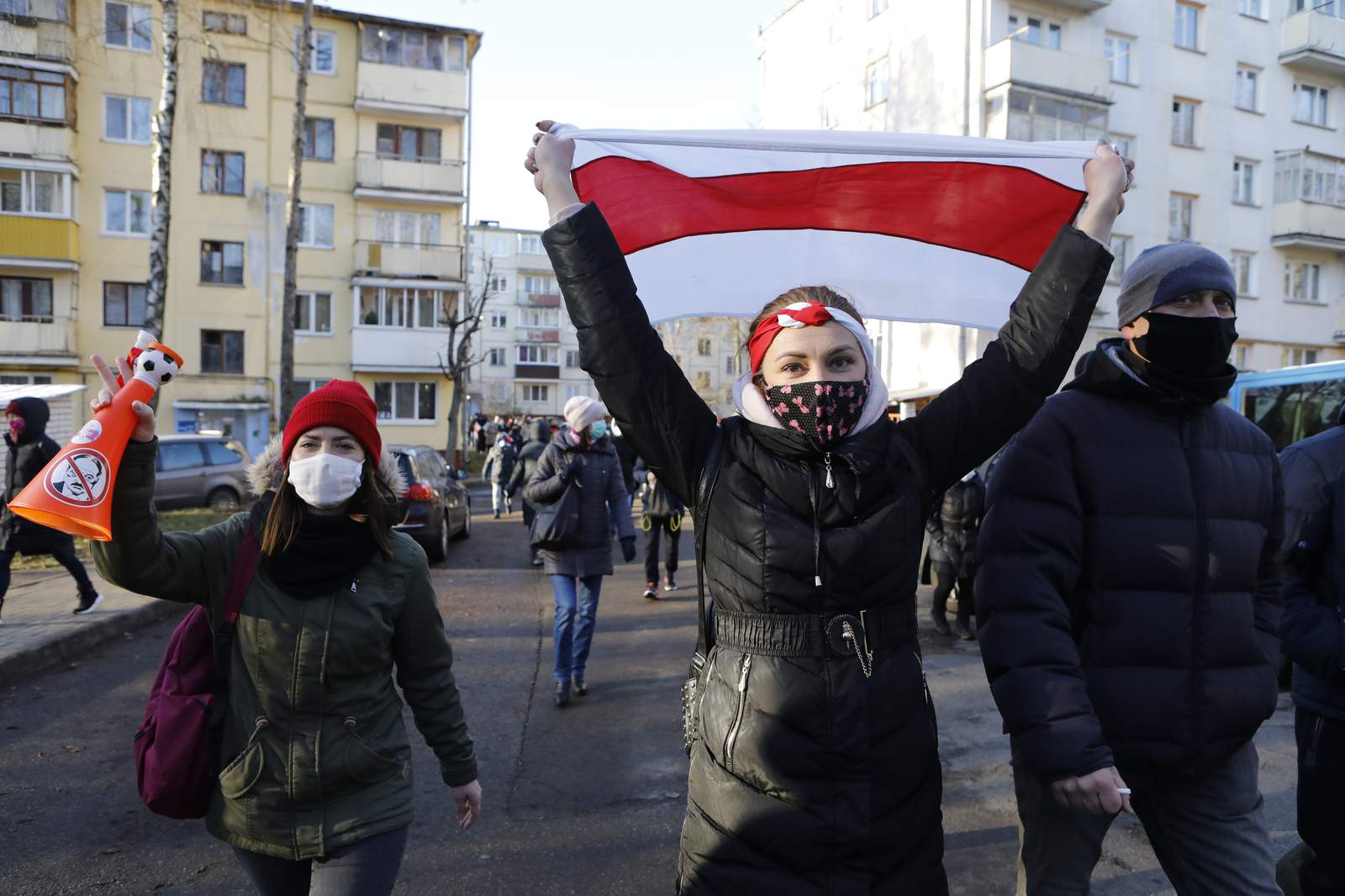 Over 300 detained in Belarus during protests against leader