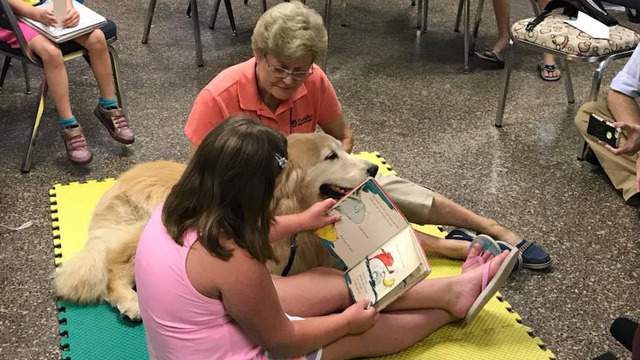 Therapy Dogs Help Roanoke County Elementary Students Learn To Read