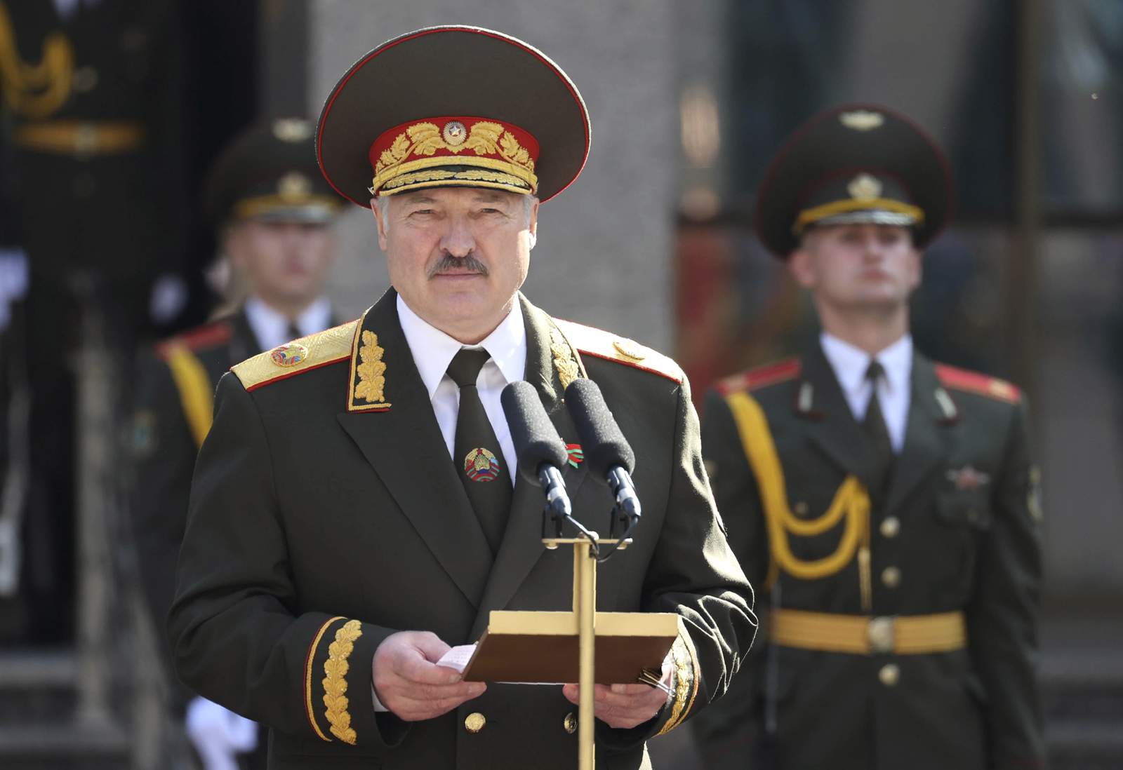 Belarus' leader claims he saved opposition challenger's life