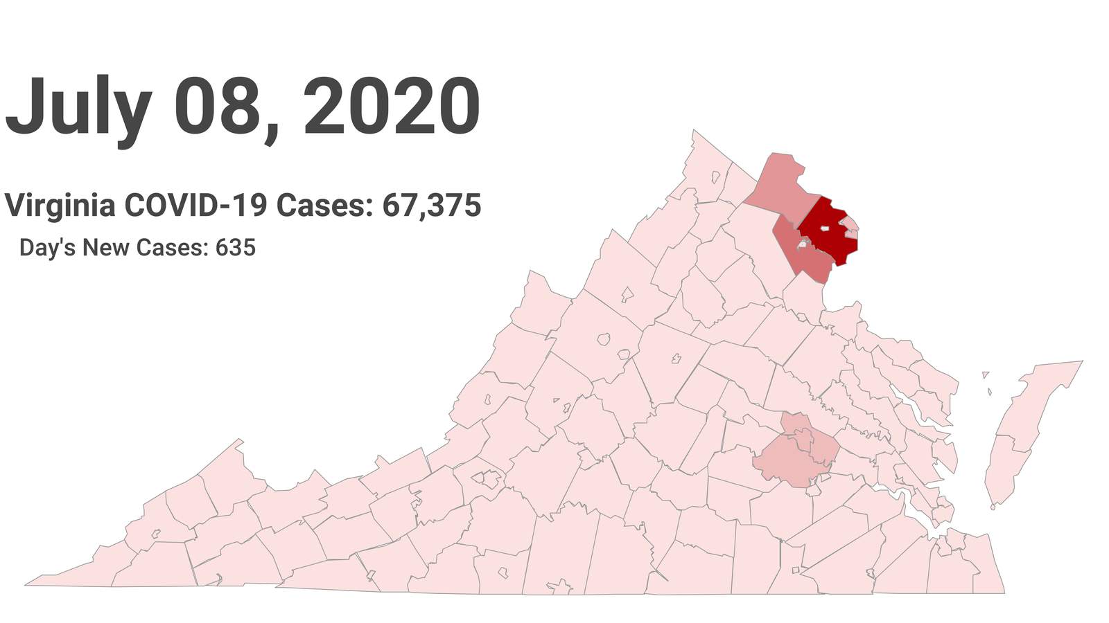 Every Virginia city, county has now had a coronavirus case