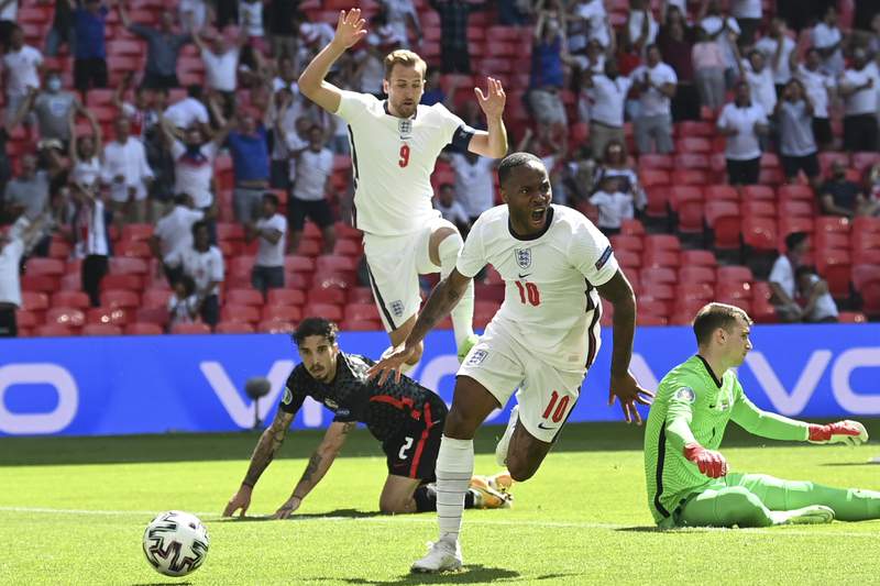 Sterling's dream now a reality as England beats Croatia 1-0
