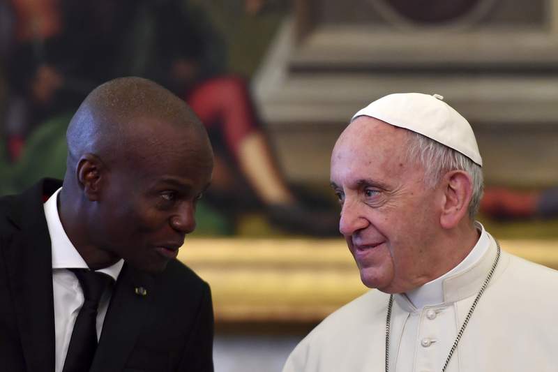 Pope, from hospital, sends condolences to Haiti after attack