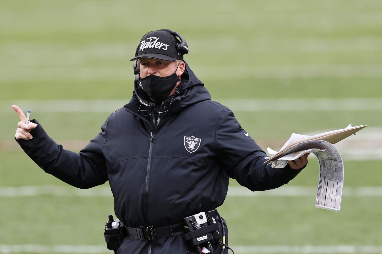 AP source: Raiders fined, docked pick for COVID violations