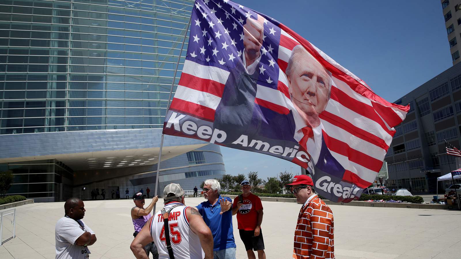 President Donald Trump holding campaign rally in Tulsa, Oklahoma