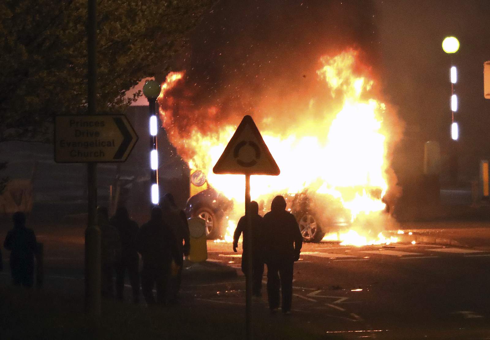 Northern Ireland police appeal for calm after violent unrest