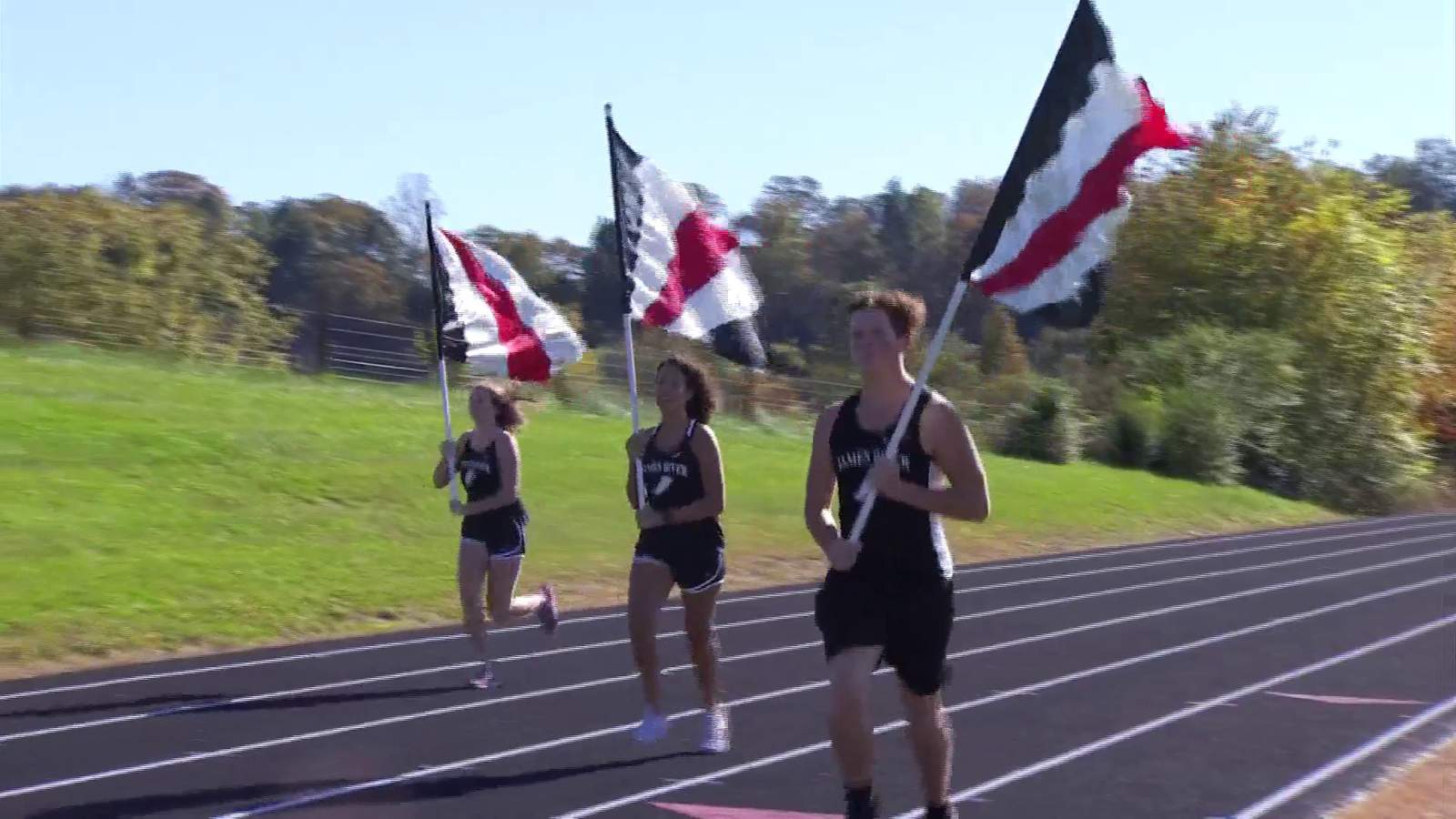 Knights cut ribbon on new all-weather track