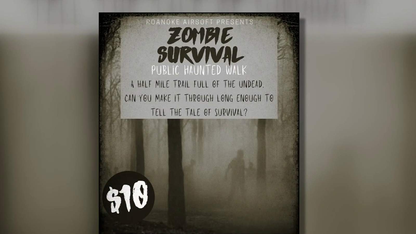 Celebrate Halloween at a Zombie Survival Haunted Trail