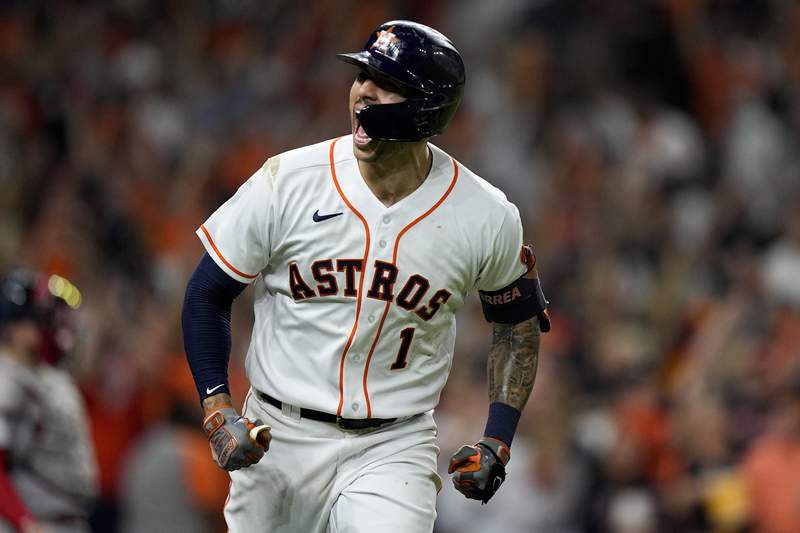 Correa’s time: Late HR helps Astros top Bosox in ALCS opener