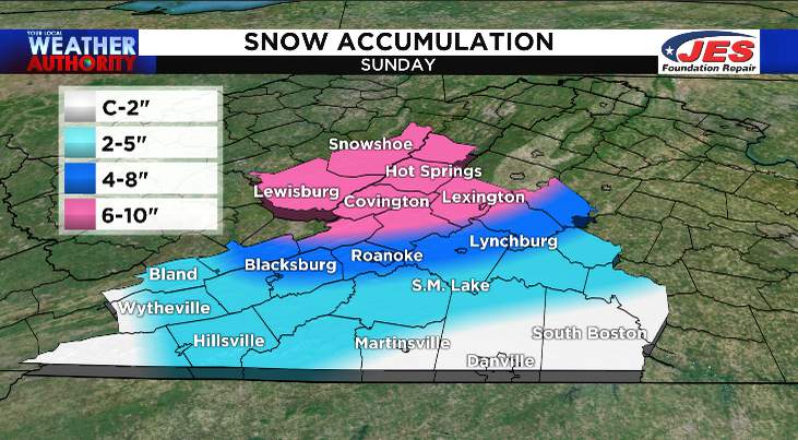Heads up! Next winter storm to bring mix of snow, ice Sunday