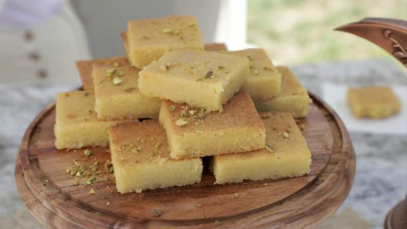 Looking for something sweet? Learn how to make Basbousa