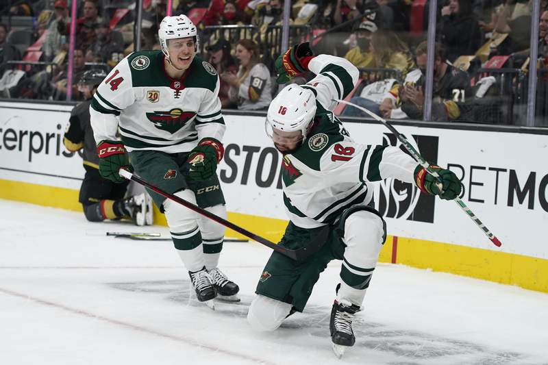 Wild stave off elimination with just 14 shots, top Vegas 4-2