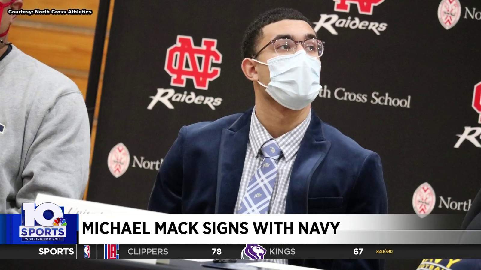 North Cross’ Michael Mack signs with Navy