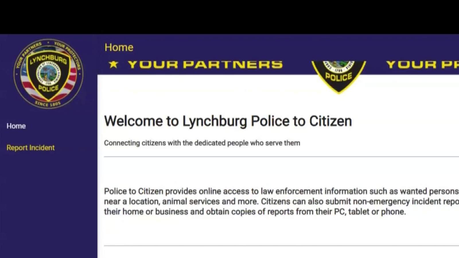 Lynchburg police launches online citizen report form
