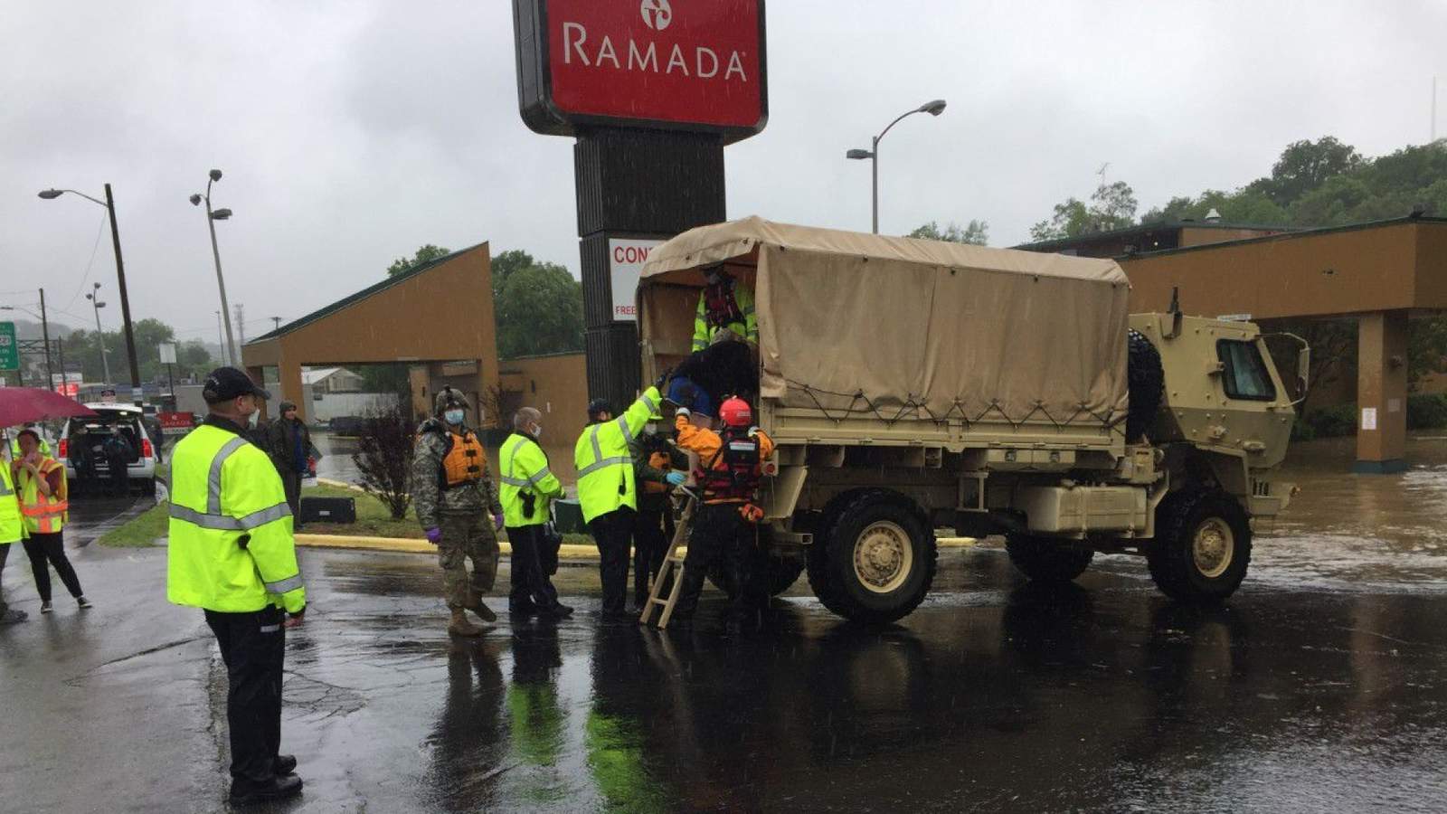 Residents evacuated from Ramada near Roanoke River due to flooding concerns