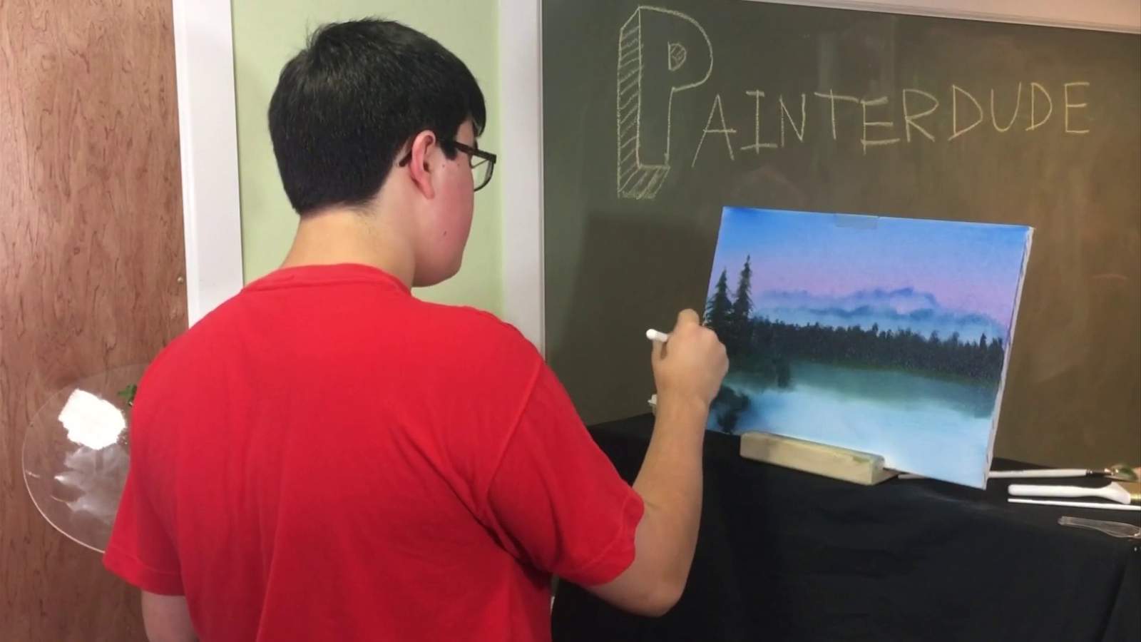 'This is like a dream come true’: Bob Ross Inc. sends Bedford teen art supplies