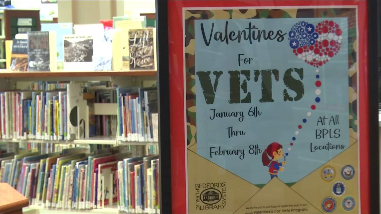 Bedford County libraries collecting Valentines for Vets
