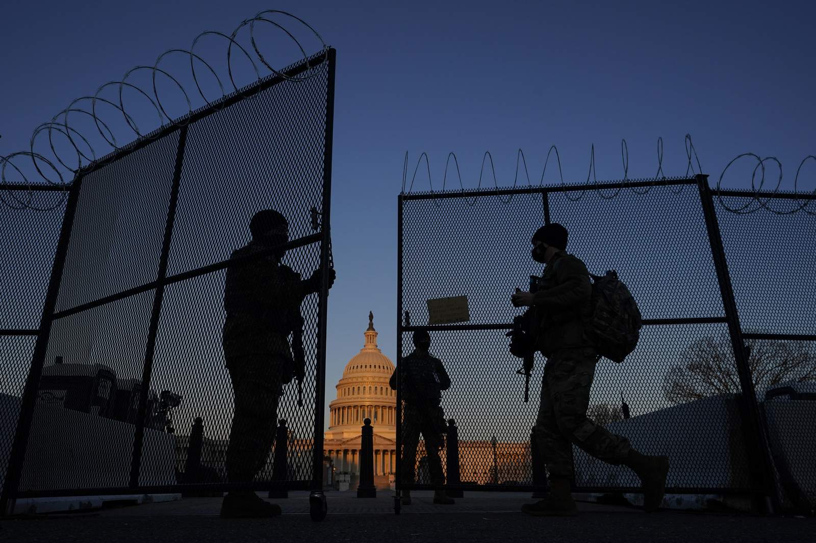 Stay or go? Fence, Guard pose Capitol security questions