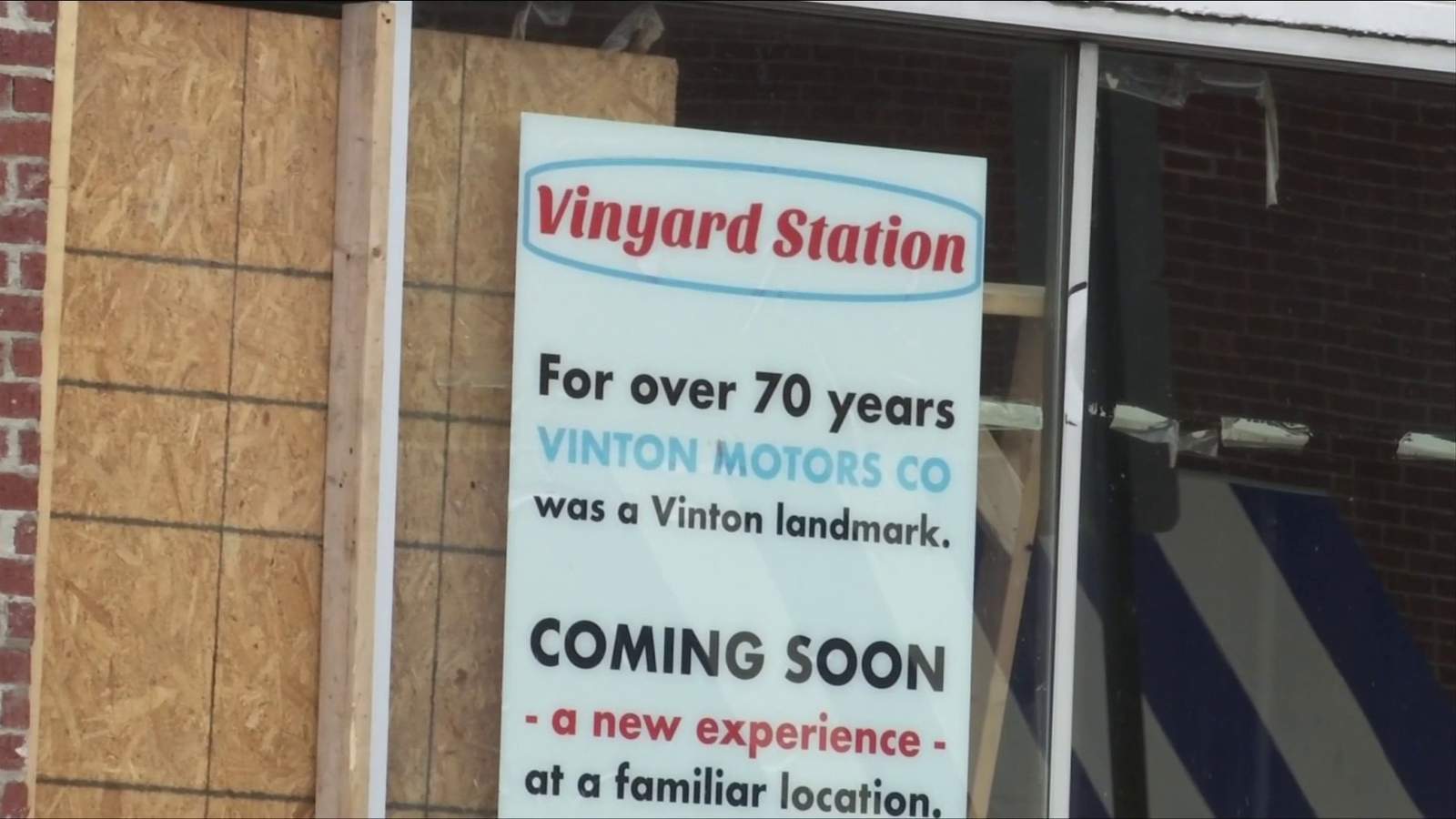 Progress continues on Vinton Vinyard Station