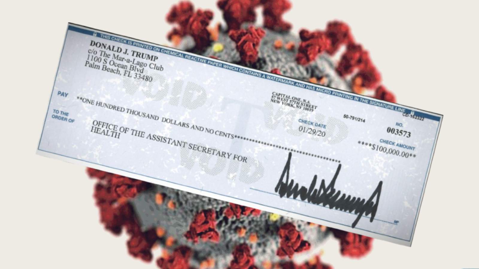 Image result for Donald Trump donates his $100,000 salary to help fight coronavirus
