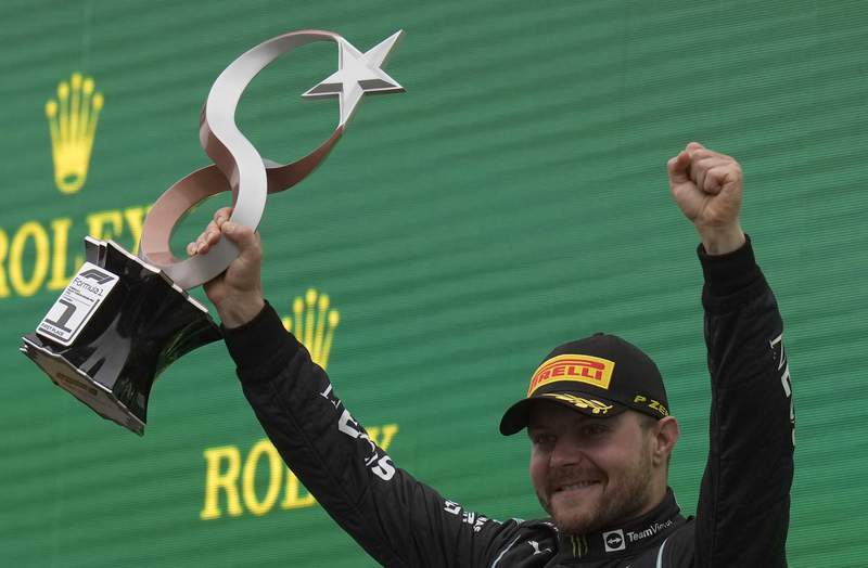 F1: Bottas wins Turkish GP, Verstappen reclaims title lead