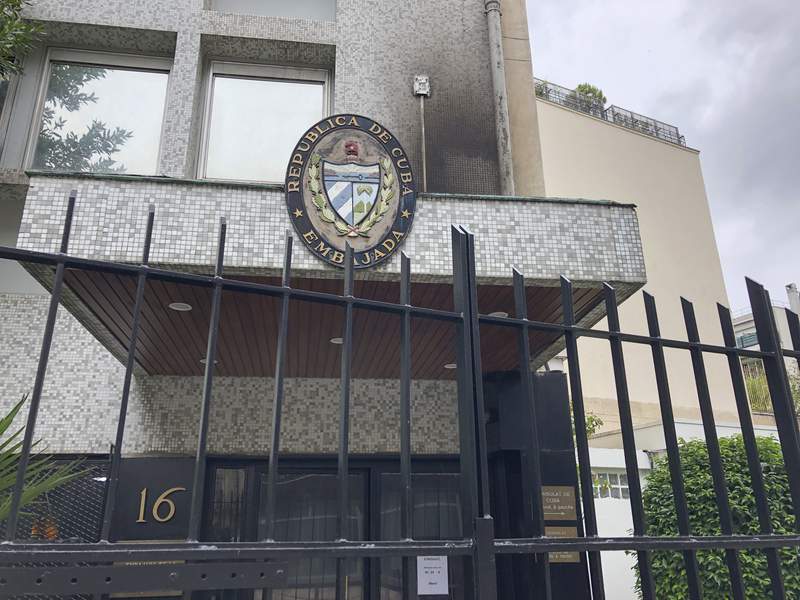 Paris police investigate gas bomb attack on Cuban Embassy