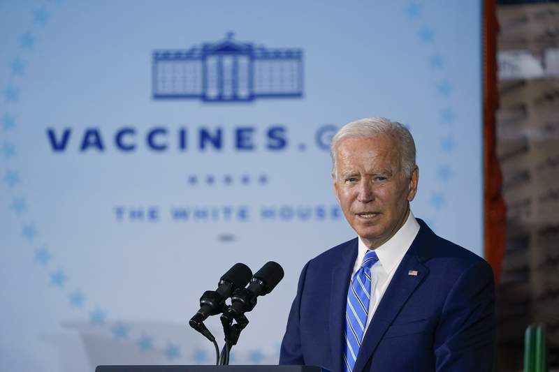 Biden, a convert to vaccine mandates, champions compliance