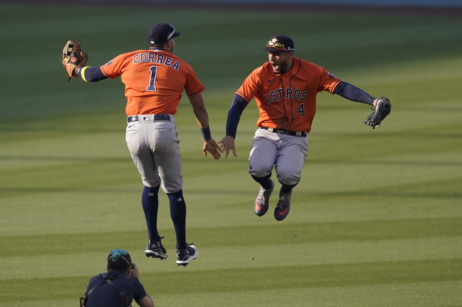 Correa, Springer rally Astros past A's 10-5 in ALDS opener