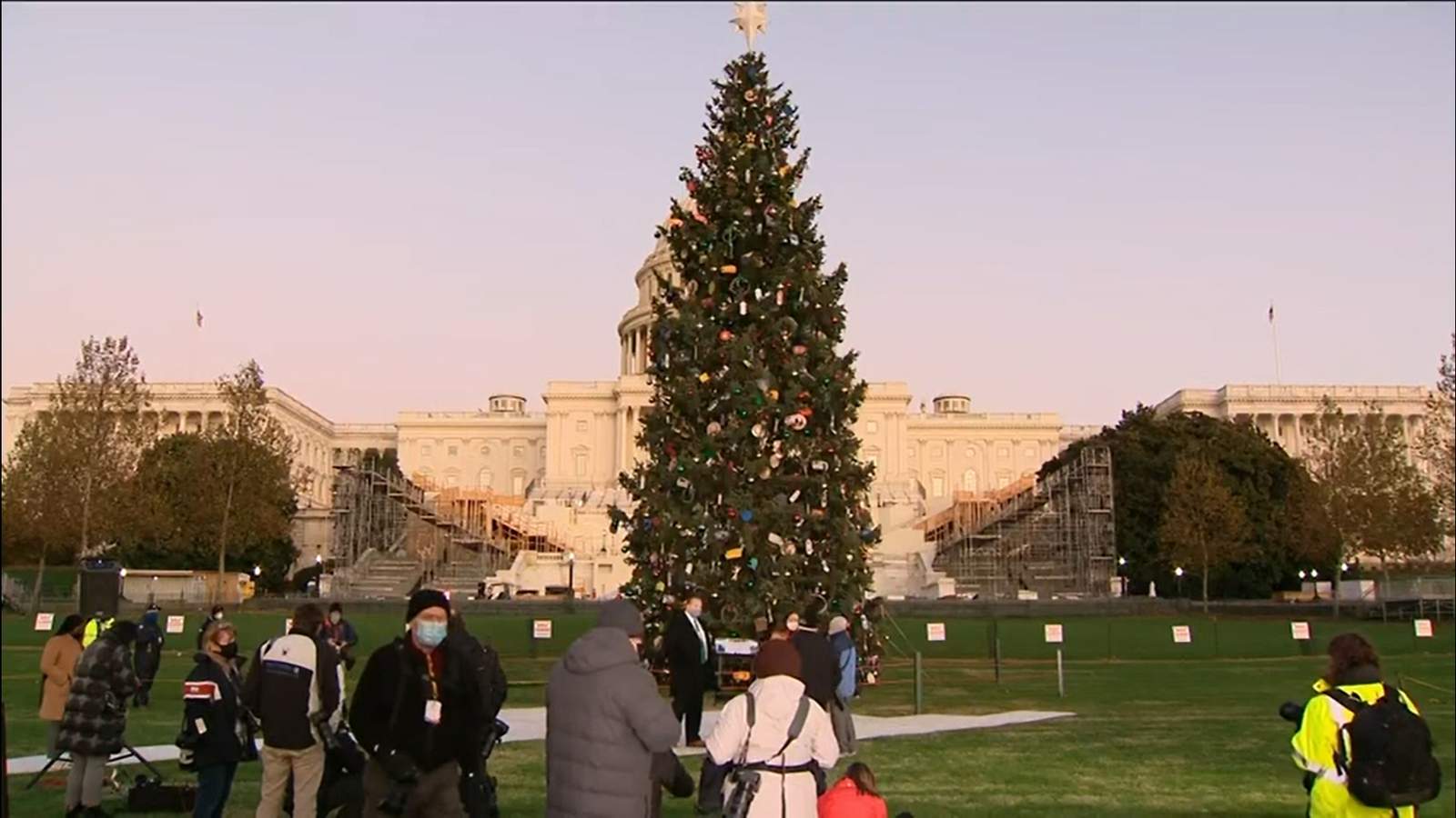 WATCH: US Capitol Christmas tree lighting ceremony