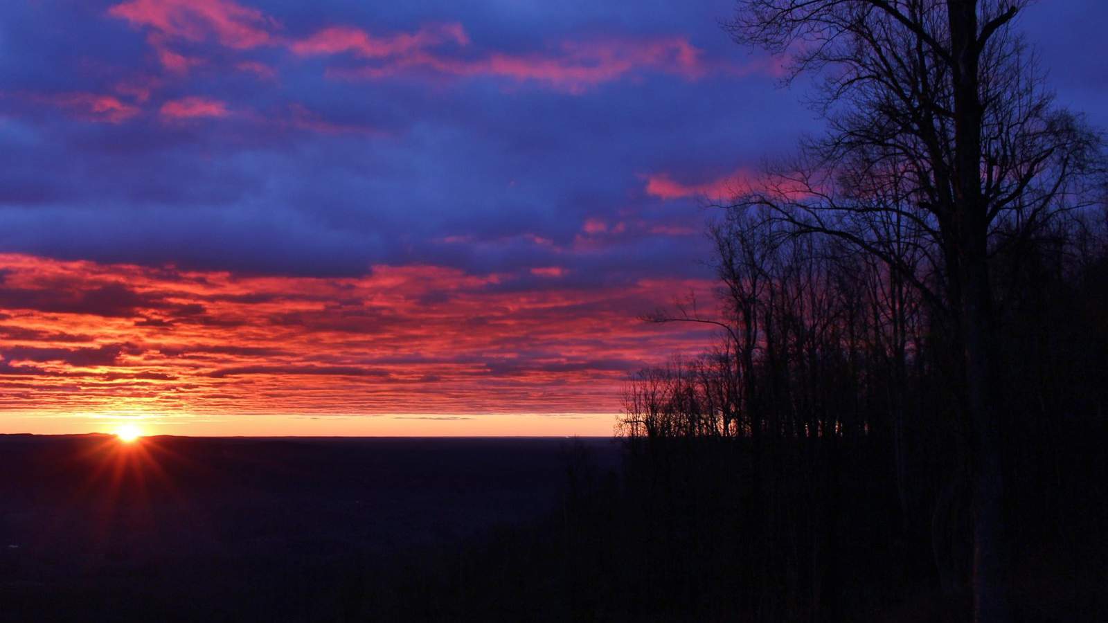 PHOTO GALLERY: New Year’s Day 2020’s fiery sunrise