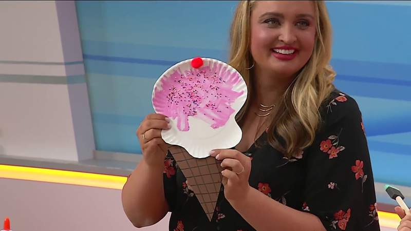 Pinspiration: Paper plate ice cream cones